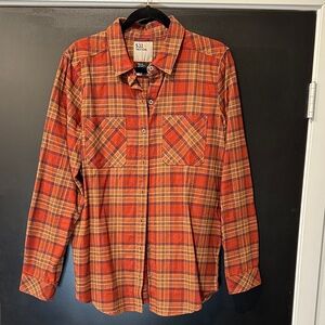 5.11 Tactical Rust Orange Plaid Women's Shirt